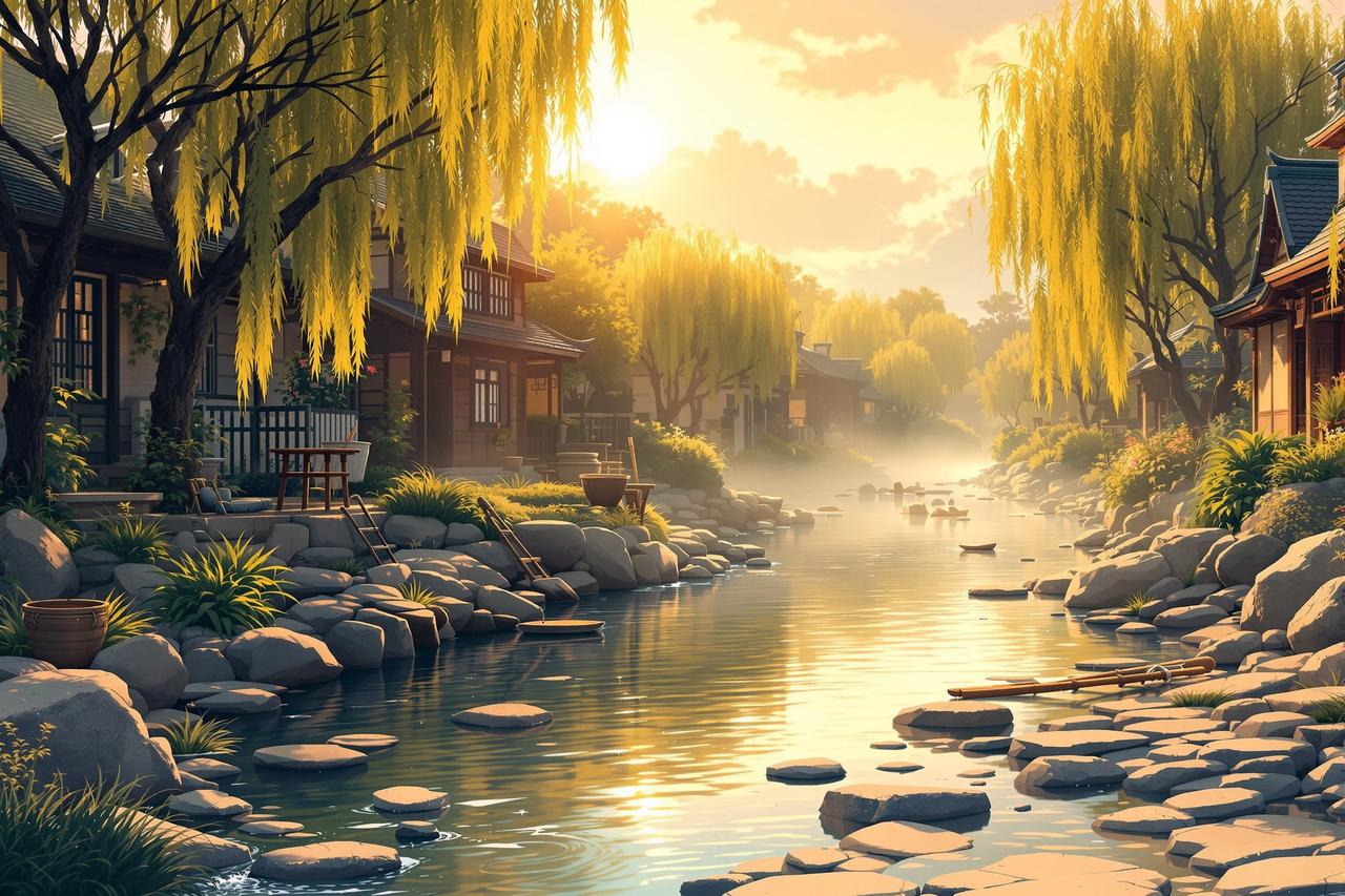 AI漫改短剧作品 - 小河边的洗衣声