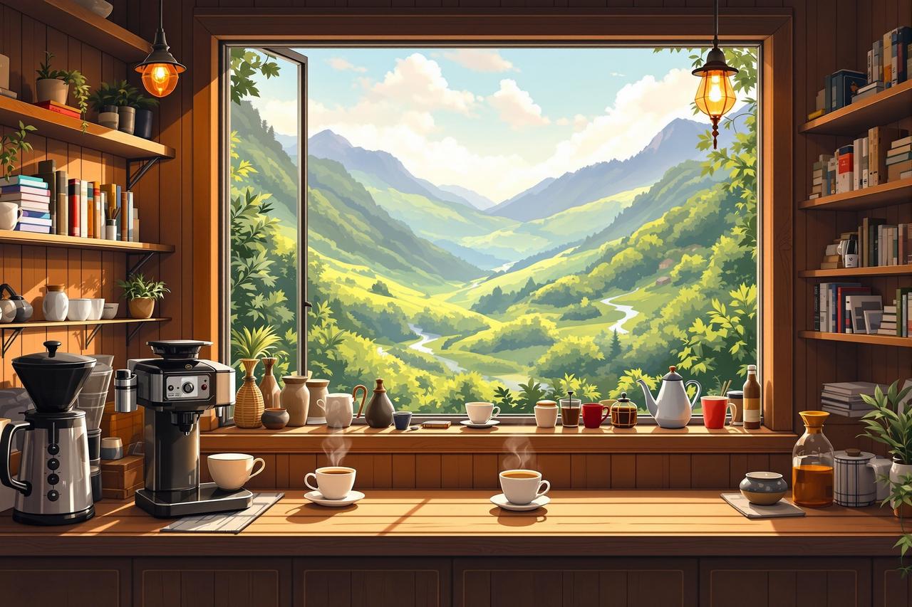 AI漫改短剧作品 - 山谷咖啡屋