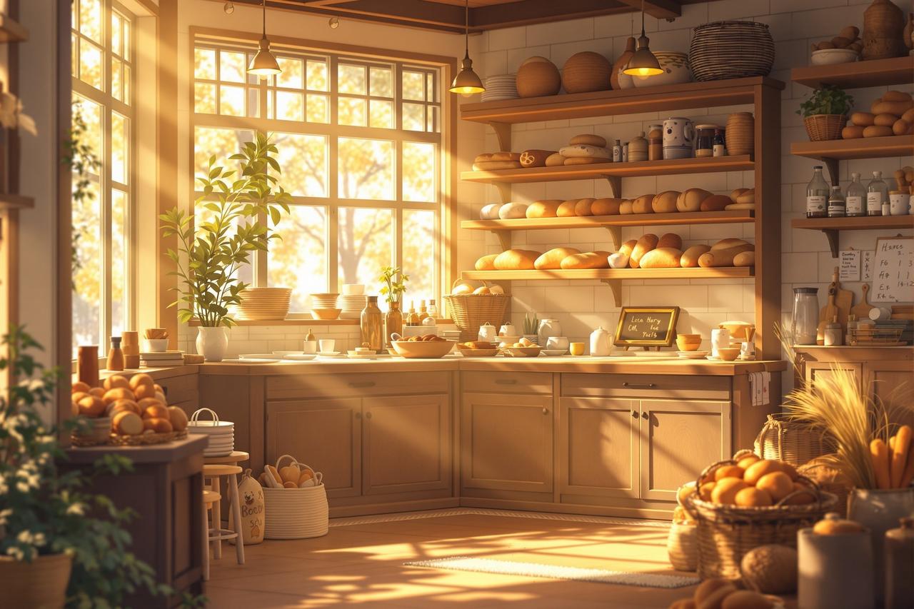 AI漫改短剧作品 - 猫咪的面包坊