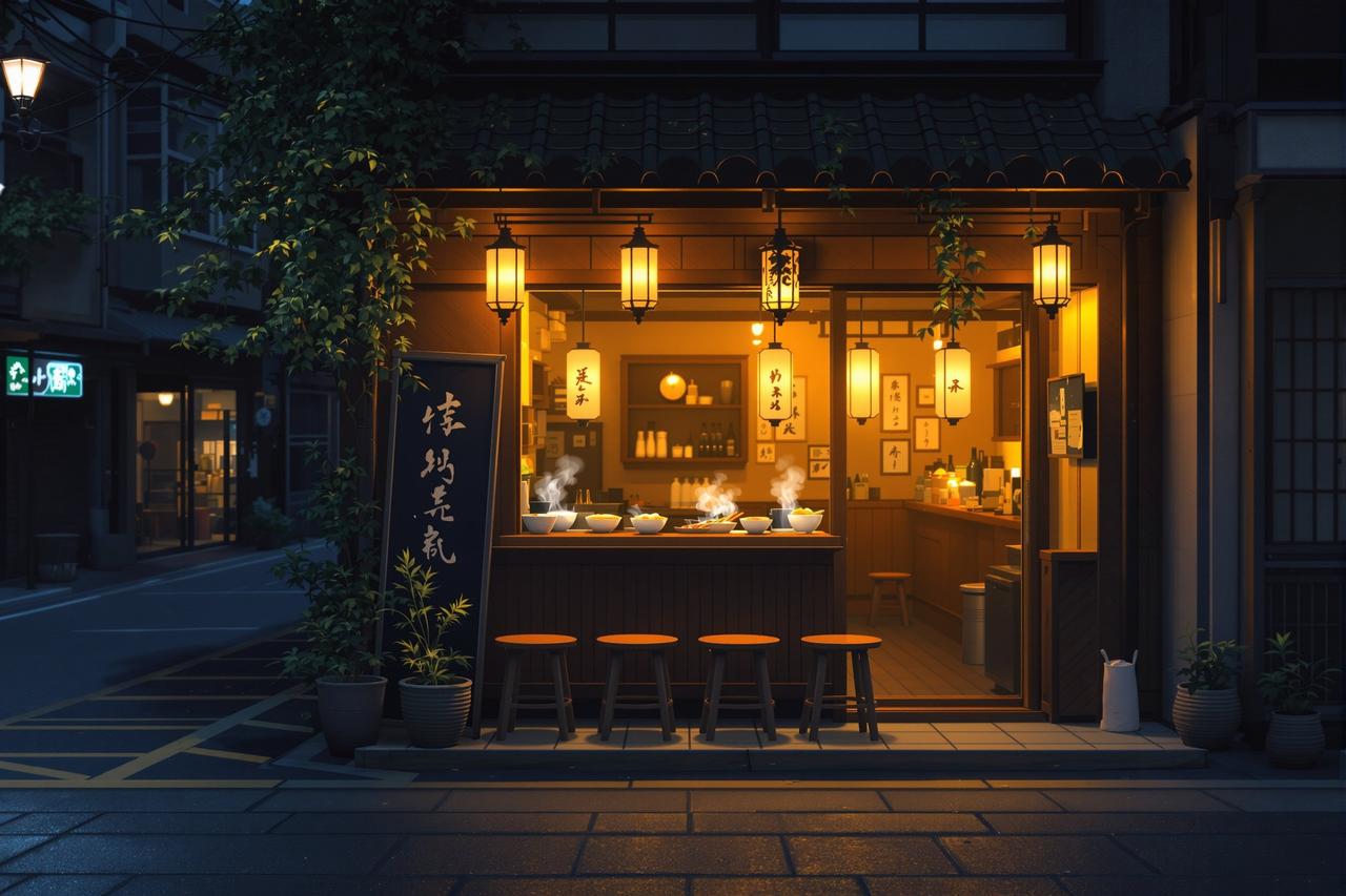 AI漫改短剧作品 - 深夜小食堂