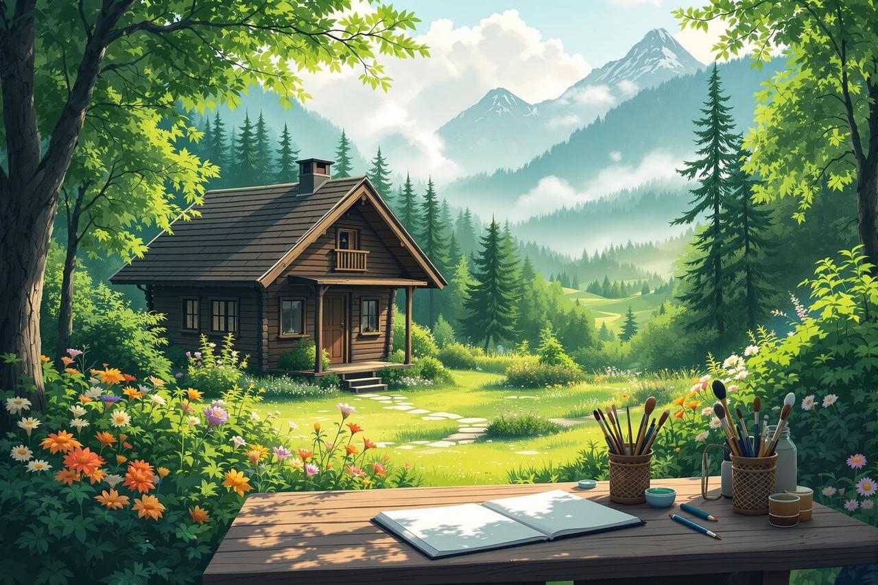 AI漫改短剧作品 - 山居笔记